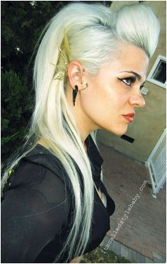 Bleach Blonde Hair Punk Rock Hairstyles Steampunk Hairstyles Pirate Hairstyles Rocker Hairstyles