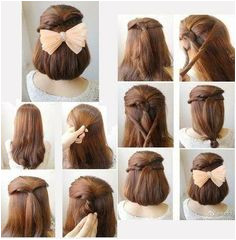 hairstyle tutorial shared by Jexy lau on We Heart It