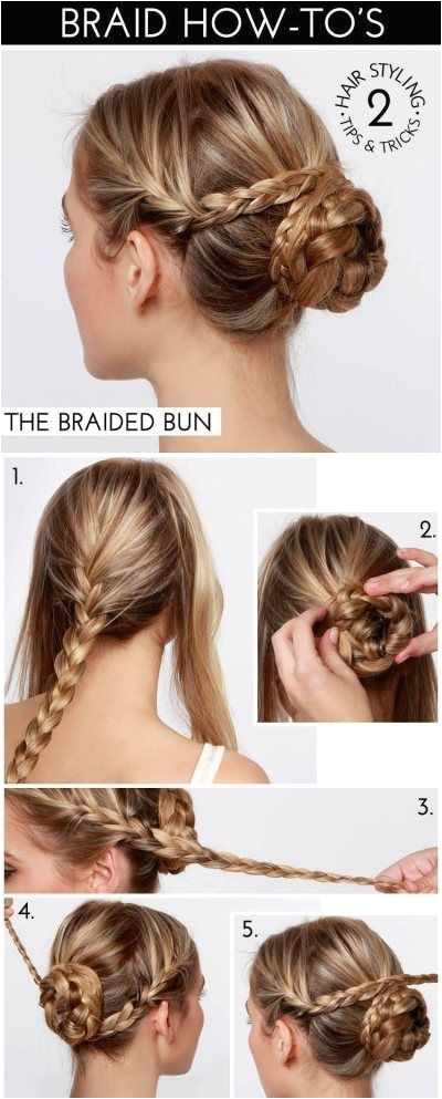 Easy Braid Updo Hairstyles New Pun a Od 3 Pletenice Hair Style Pinterest