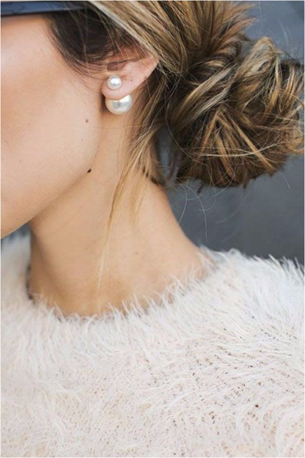 Double Back Pearl Earrings Shop Simply Me Boutique Shop SMB – Simply Me Boutique