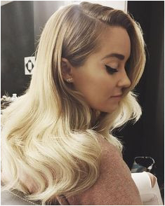 Lauren Conrad old hollywood glam hair and winged liner Glam Hairstyles Matric Dance Hairstyles