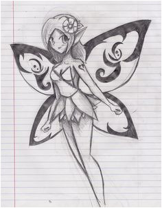 pencil fairy by ninjazombie5692 d51no11 7891013 Fairy Drawings Mermaid Drawings