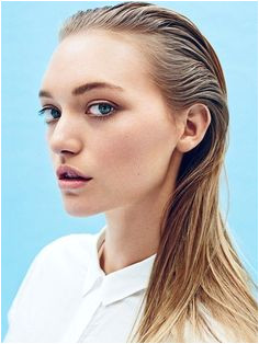 Gemma Ward pulls off the wet hair look perfectly Frisuren Bilder Coole Frisuren