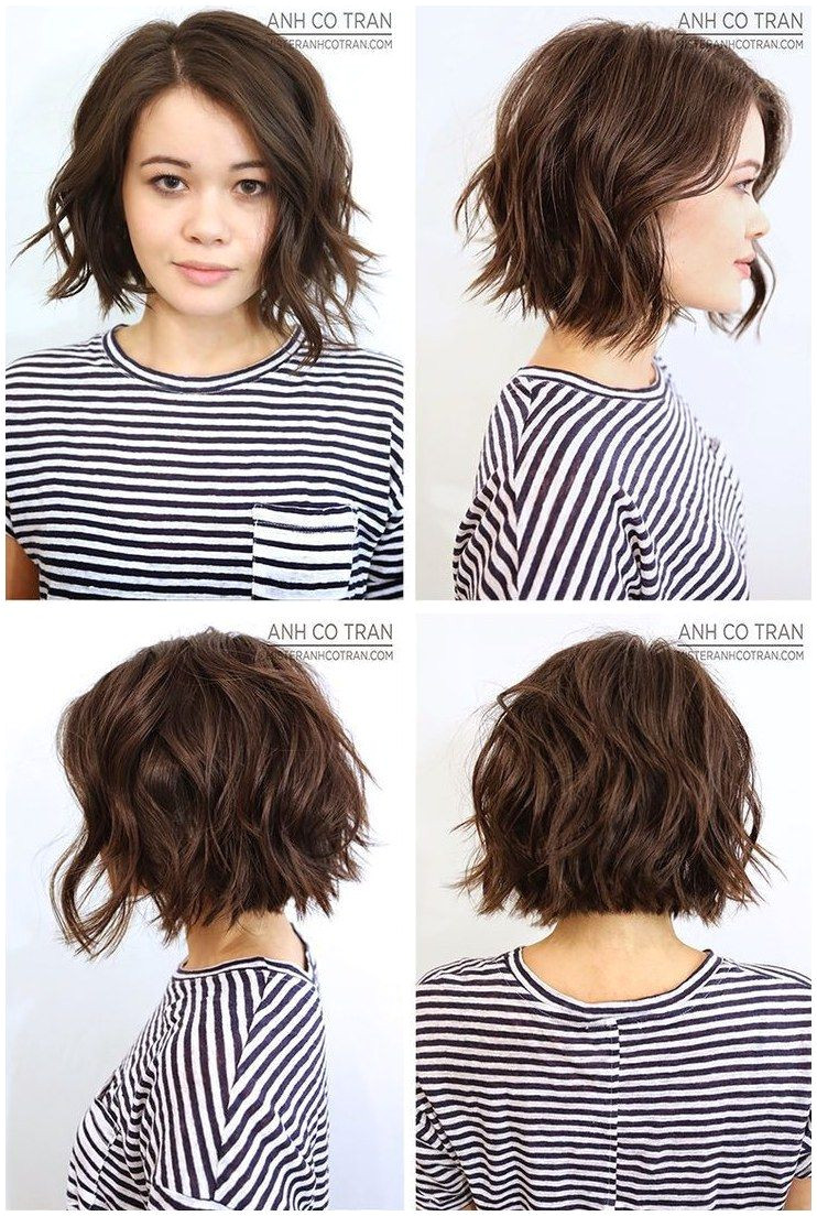 ShortHair WavyHair Hairstyles Anh Co Tran Bob click now to see more