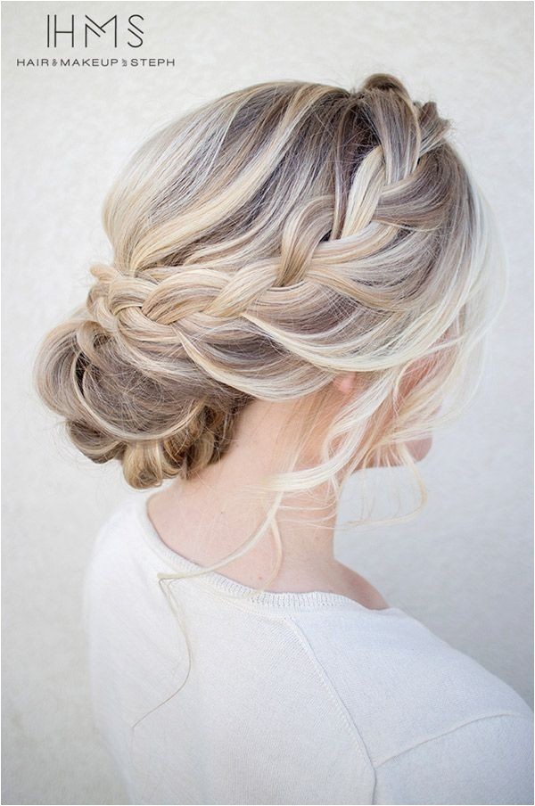 Braid bun updo wedding awesome zapraszamy na sporac dawkac piac inspiracji od klasycznego koka of braid