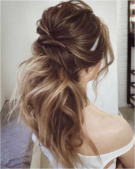 Gorgeous Ponytail Hairstyle Ideas That Will Leave You In FAB ponytail wedding hairstyles weddinghair wedding hairstyles ponytail bridehair