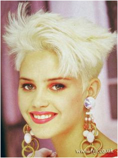 1987 80s Short Hair Short Bleached Hair Short Hair Styles 1990 Hairstyles