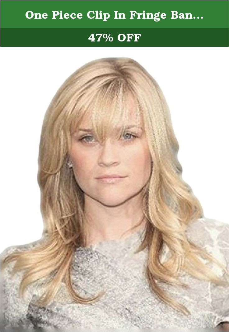 e Piece Clip In Fringe Bangs Hairpiece In Our Famous Nordic Blonde Mix Synthetic TO FRINGE OR NOT TO FRINGE THAT IS THE QUESTION A wefted fringe gives