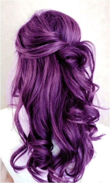 Lovely purple hair