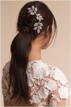 Alvarie Headpiece from BHLDN Romantic Wedding Hair Rapunzel Wedding Hair Accessories Makeup Hairstyle