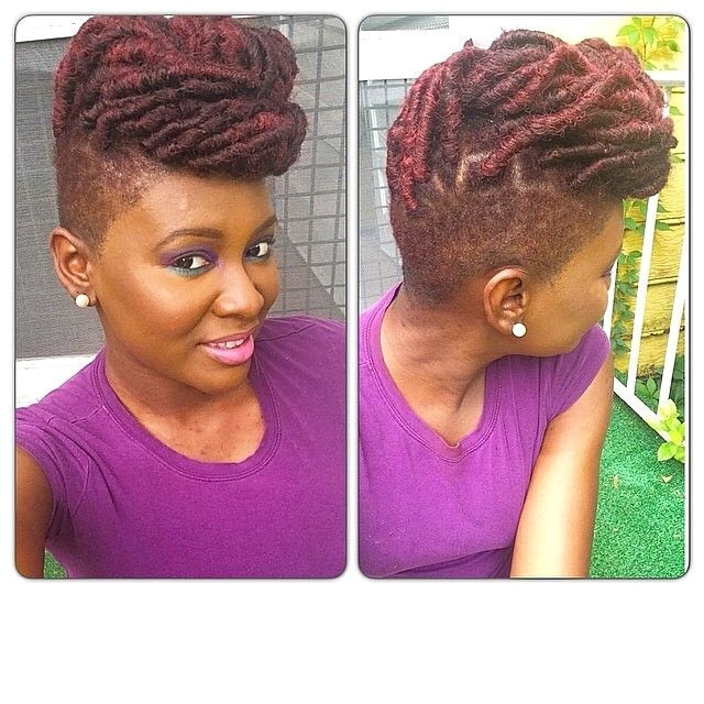 Yes to locs & shaved sides bold n beauti at