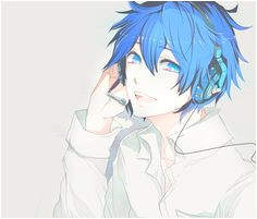 image by Bobbym on Favim Anime Guy Blue Hair