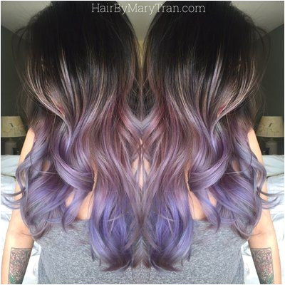 Blonde Hair for asians Luxury Purple Ombre and Long Layered Blended Haircut asian Hair