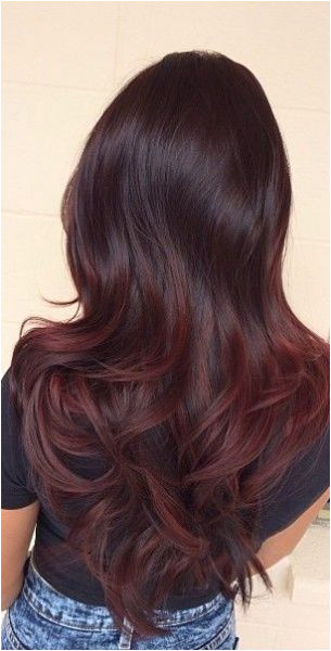 18 Gorgeous Hair Colours That Don t Require Bleaching Dark Red Haircolor Hair Color