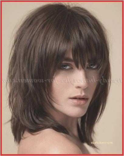 Enormous Medium Hairstyle Bangs Shoulder Length Hairstyles With