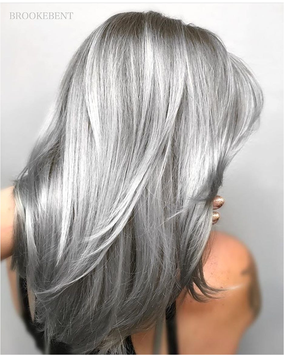 low lights on gray hair