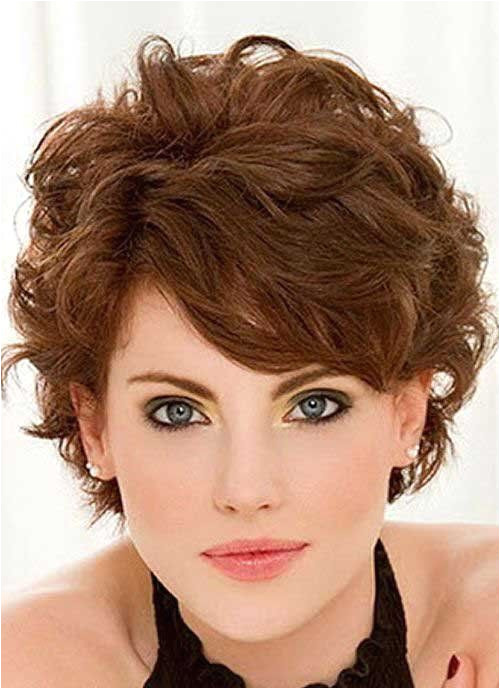 Short Haircut for Thick Wavy Hair Side View