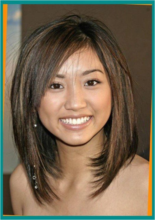 medium length haircuts for round faces and thin hair