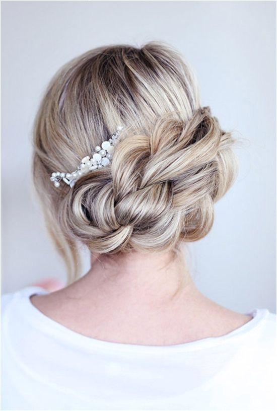 Prom wedding or any special occasion braided updo hairstyle is always the perfect choice for medium long hair Check out this list of braided updo