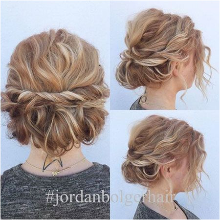 Wedding Updos Short Updo Prom Party formal Curly Braided