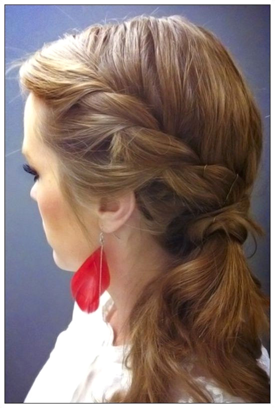 French Braid Side Ponytail Luxury Side Ponytail Bun Hairstyles Awesome Pun„ A Od 3 Pletenice