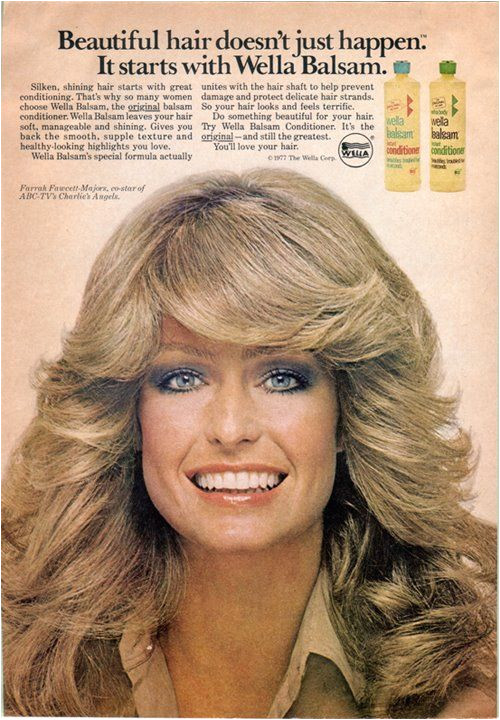 Farrah Fawcett El peinado de moda en los 70