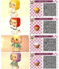 animal crossing new leaf hair qr codes ì´ë¯¸ì§ ê²ìê²°ê³¼