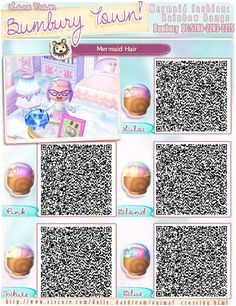 animal crossing new leaf hair qr codes ì´ë¯¸ì§ ê²ìê²°ê³¼