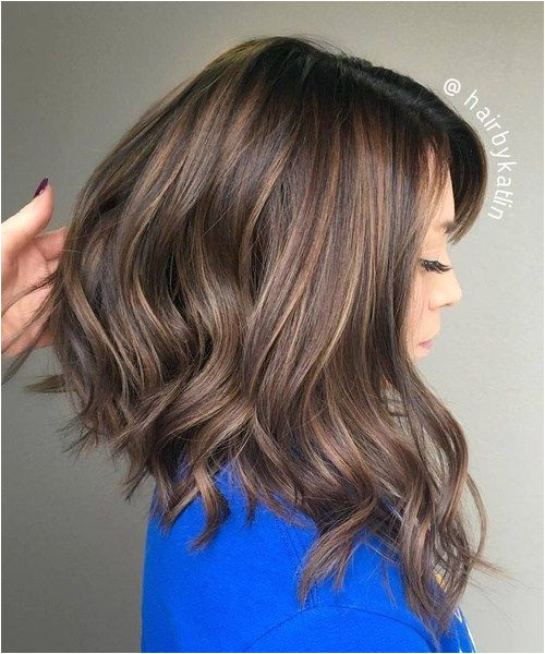 Wavy Angled Lob More Cabelo Longbob Inverted Bob Hairstyles