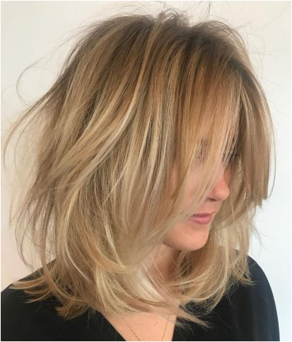 Tousled Blonde Bob Hairstyle