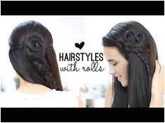 Easy hairstyles with rolls
