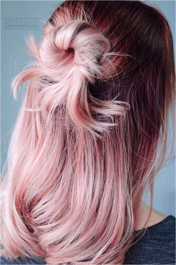 Rose Quartz hair Pantone hair colour trends Hair Color Technicolor Pinterest
