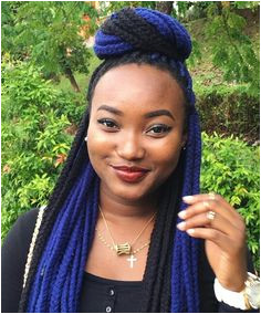 Blue & Black yarn braids More Yarn Braids Styles