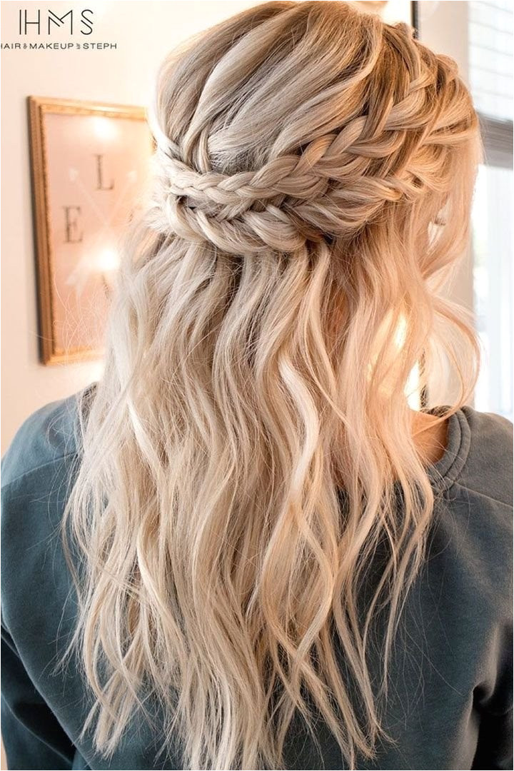Tumblr Girl Hairstyles Awesome Half Up Half Down Hairstyles Tumblr Fresh Crown Braid with Half Up
