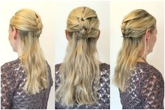 Easy Knotted Half Up Hairstyle