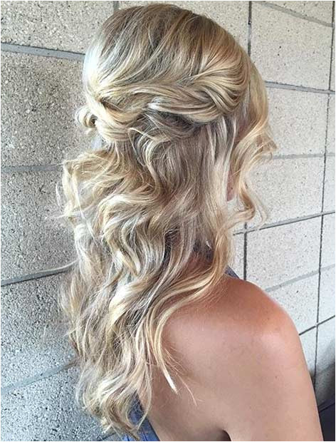 Half Up Twisted Hair for Prom