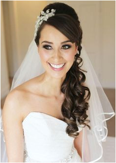 Image result for romantic side swept updo Bride Hairstyles With Veil Hairstyles With Fascinators