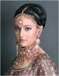 It s a very regular and usual hair style which is mostly opted by Indian bridals