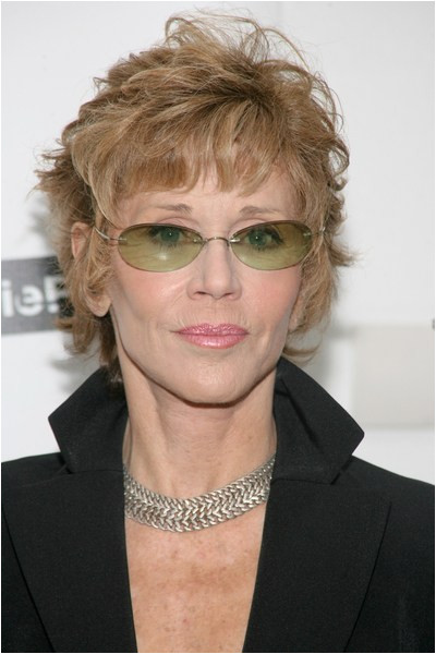 Jane Fonda short hairstyle