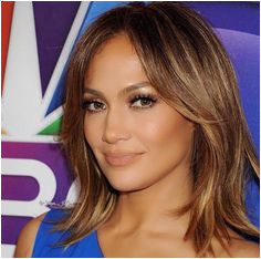 J lo short hair brownish golden highlights Jennifer Lopez Short Hair Jennifer Lopez Hair