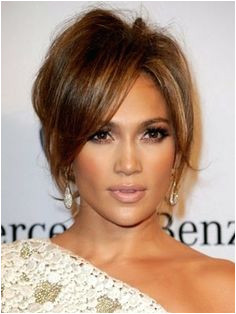 Jennifer Lopez Hair updo and make up