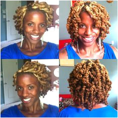 Pipe cleaner curls before and after GrizzleRocsLocs on Dreadlock Hairstyles Natural Hairstyles