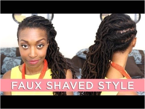 Loc Hairstyle Tutorial Rope Twist Pigtails & Laid Edges