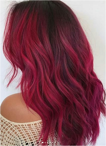 A cool magenta toned red