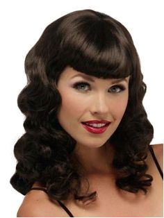 bangs option number two the rockabilly approach Hair Inspiration Curly Wigs