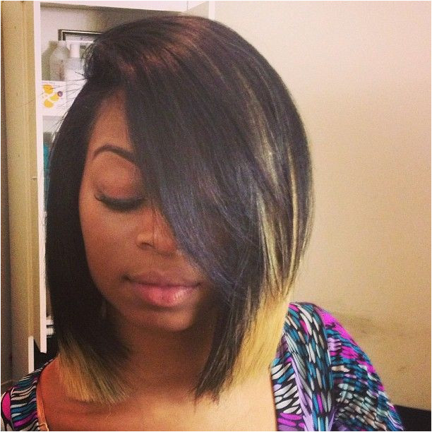 Hairstyles Archive Black Hair Information Long blunt bob sew in bob wit itðððð