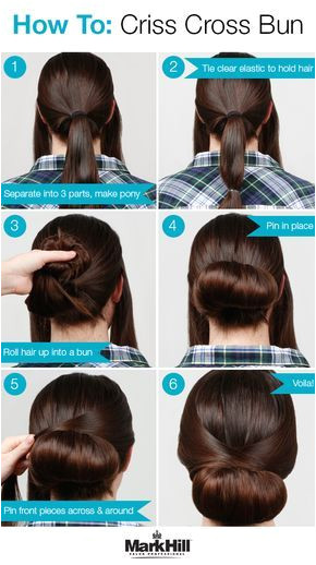 Check out how to achieve simple sophistication with this criss cross bun tutorial