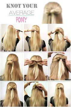 How to hair bow hair style Cute DIY Projects