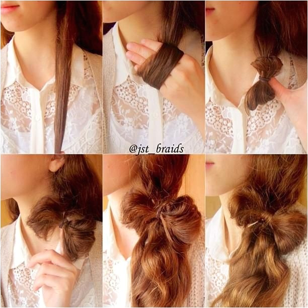 bow ponytail