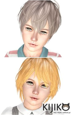 Shaggy Hairstyle for kids by Kijiko for Sims 3 Sims Hairs
